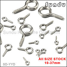 10-37mm Wholesale Eye Pins Screws Hooks Eyelets Threaded Hardware 10-10000 pcs - CN