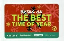 Carters Gift Card Christmas Holidays -Best Time of Year - Snowflakes - No Value