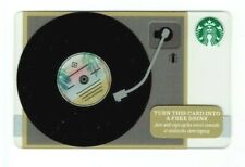 2015 Starbucks Gift Card Record Player - Collectible - No Value - I Combine Ship