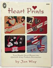 Heart Prints Quick & Easy Fashion Accessories Jan Way VINTAGE CRAFT BOOKLET