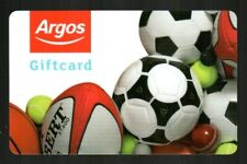 ARGOS ( UK ) Assorted Sports Balls 2010 Gift Card ( $0 )