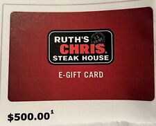 Ruth's Chris Steak House E-Gift Card $500