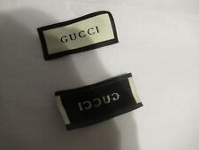 GUCCI 1 Designer Tag LABEL Replacement Sewing Accessories lot 1