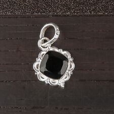 Gift For Women Jewelry Pendant 925 Sterling Silver Natural Black Onyx Gemstone