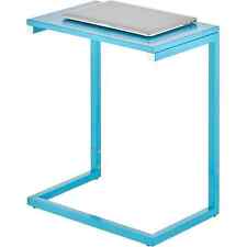 Modern Industrial Side Table - Minimalistic Accent Metal Tray and Desk, Blue - Mumbai - India