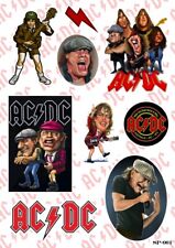 ACDC AC/DC Sticker Pack | High Voltage Australian Hard Blues Rock Band Logo