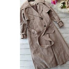 Beauty products! KINDERSALMON☆Long check coat with ribbon belt KINDERSALMON