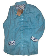 UK Clothing Brand- Tobias -Cotton Button Up Shirt~New With Tags~