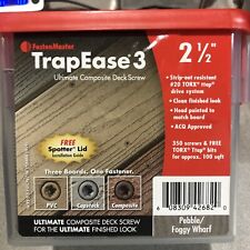 FastenMaster TrapEase 3 2-1/2 in. Torx Composite Head Pebble/Foggy Wharf 350pcs - Holland - US