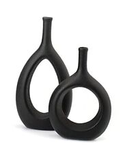 Décor-Vases Home Décor, Table Decorations for Dining Room, Set of 2 Black - Mumbai - India