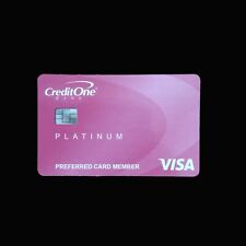 CreditOne Bank Pink paper back NEW COLLECTIBLE GIFT CARD $0