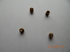 BRASS SOCKET SET SCREWS 3/8-24 x 3/8 SAE-FINE THREAD. CUP POINT 4 PCS. NEW - Gaines - US"