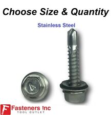 Stainless Steel Roofing Siding Screws Hex Washer Head TEK EPDM Rubber Washer SDS - Redding - US