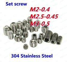 M2 M2.5 M3 M4 M5 M6 M8 Stainless Grub Screws Allen Socket Set Screws Cup Point - Monroe Township - US