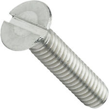 3/8-16 x 1-1/4 Flat Head Slotted Machine Screws Stainless Steel 18-8 Qty 100 - West Hempstead - US"