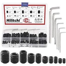 230 Pcs 10sizes Sae Stainless Hex Allen Head Socket Set Screws Grub Assortment - US