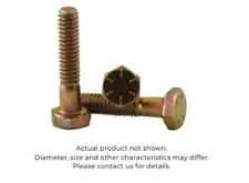 7/16-20 X 2" Grade 8 Zinc Yellow Hex Head Cap Screw, Domestic Manufacture, - Ishpeming - US"