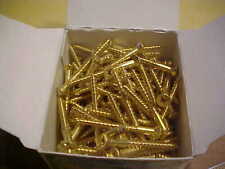 Qty of 100 #6 x 1-1/2 Brass Wood Screws Flat Head Phillips With Free Shipping - Cincinnati - US"