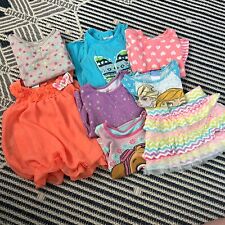 Girls Assorted Garanimals Size 4T Tops + Skirt + Dress Lot of 8 Items