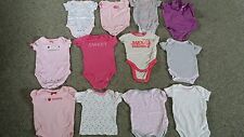 (12) Carters, Gymboree & More snap bottom shirts size 3-6 months