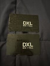 DXL Big And Tall Gift Cards $261.62 (2 Cards, 100 & 161.62)