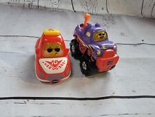 Vtech Go Go Smart Wheels Red Race Car Purple Tow Truck Kid Play Toy Work - Hudson - US