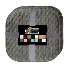 Gorilla Grip Memory Foam Chair Cushions Pads Microfiber Seat Set of 2 16x16 Gray - Toronto - Canada