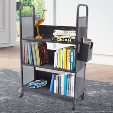 3-Tier Book Storage Cart Rolling Mobile Office Library Book Storage Shelf Cart - Toronto - Canada