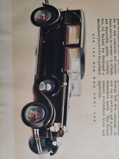 Vintage 1929 Packard Automotive Magazine Ad Great for Man Cave, Restaurant Decor