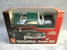 1/25 SCALE AMT 1957 CHRYSLER 500 PRE-DECORATED GREEN CUSTOM SHOP MODEL KIT