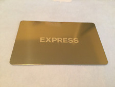 EXPRESS Classic Logo on Gold ( 2004 ) Foil Gift Card ( $0 - NO VALUE )