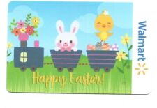 Walmart Happy Easter! Train Bunny Chick Gift Card No$Value Collectible FD-105016