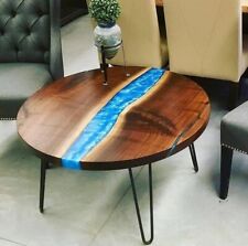 24 Handmade Epoxy Resin Table Top Decor Sofa Side Table Furniture"