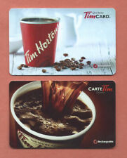 Tim Horton Gift Cards - collectibles cards - 2012 - 2015
