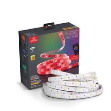 Globe Electric 50053 Wi-Fi Smart Color-Changing-RGB LED Strip Light, 16.4 Feet - Sandwich - US