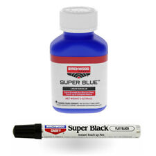 Birchwood Casey Super Blue Liquid Gun Blue Cold Blueing Kit PLUS Flat Black Pen