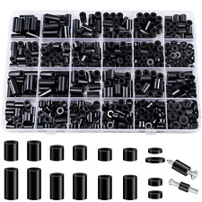 600 Pcs Electrical Outlet Screw Spacers Black Nylon round Spacer for Screws Swit - Denver - US