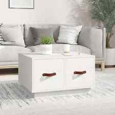 Coffee Table White 60X53X35 Cm Solid Wood Pine