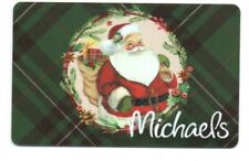 Michaels Santa Gifts Plaid Gift Card No $ Value Collectible