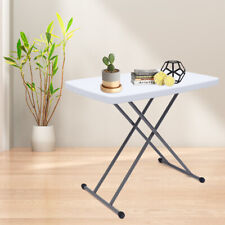 30x20 Height Adjustable Folding Table Snack Desk Sofa Dining Tray Laptop Table"