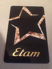 ETAM ( France ) Black and Gold Star ( 2014 ) Gift Card ( $0 )