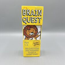 Brain Quest Quiz Cards 300 Questions for a Smart Start Kindergarten Ages 5-6 - Hilliard - US