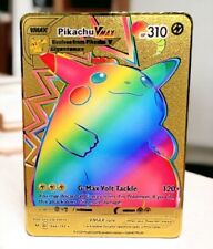 Pikachu VMAX Rainbow Gold Pokémon Card Collectible/Gift/Display
