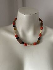 Costume Jewellery Statement Vintage Chunky Heavy Beads Necklace Sl02