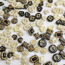 Vintage 100pcs Acrylic Mixed Beads DIY Bracelet Necklace Jewelry Accessories New