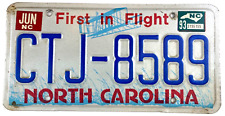 Vintage North Carolina 1993 Auto License Plate Man Cave Garage Decor Collector