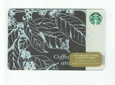 STARBUCKS Gift Card - 2014 Coffee Arabica - Leaves & Coffee Beans - No Value