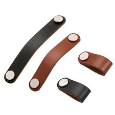 1PC Modern Handles for Furniture Genuine Leather Minimalist Door Cupboard... - Toronto - Canada