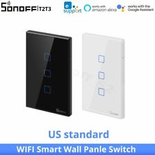 SONOFF T2 T3US WIFI Smart Wall Switch Galss Panle Touch APP/433RF Remote Control - CN