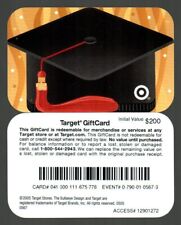 TARGET Graduation Cap ( 2005 ) Gift Card ( $0 ) V3 - RARE